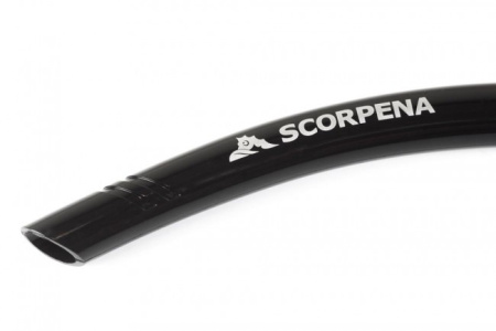 Трубка Scorpena B2 мягкая (черный силикон; черный)